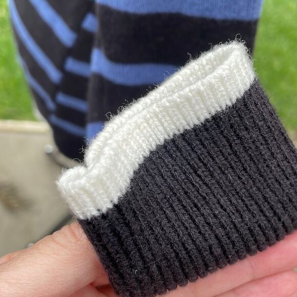 Simply Vera Wang Asymmetric Striped Pullover Sweater Women's Size XS - Picture 5 of 9